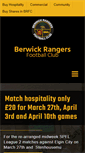 Mobile Screenshot of berwickrangers.com